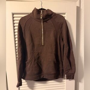 Lululemon Scuba Oversized Funnel-Neck Half-Zip sweatshirt